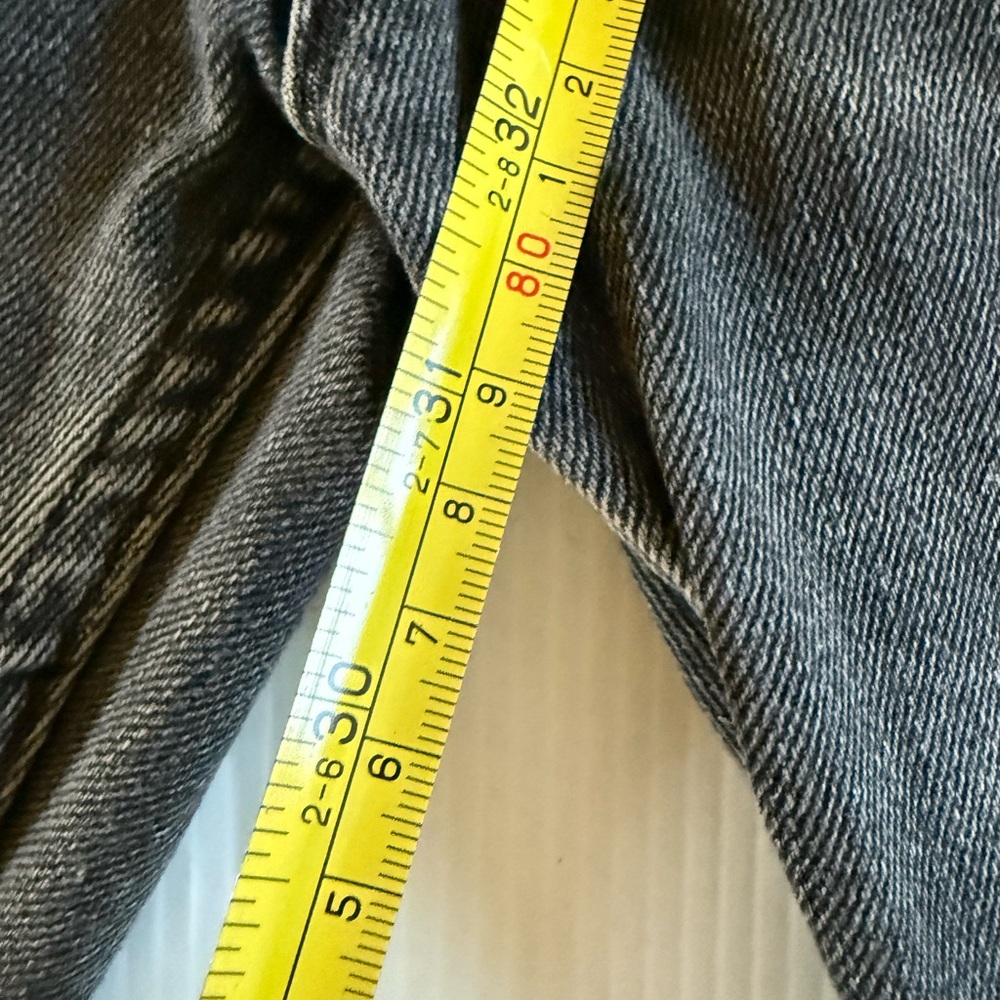 All Saints Jeans Mens 32x33 Black Denim Cigarette Skinny Straight Stretch Work‎ - Picture 11 of 11